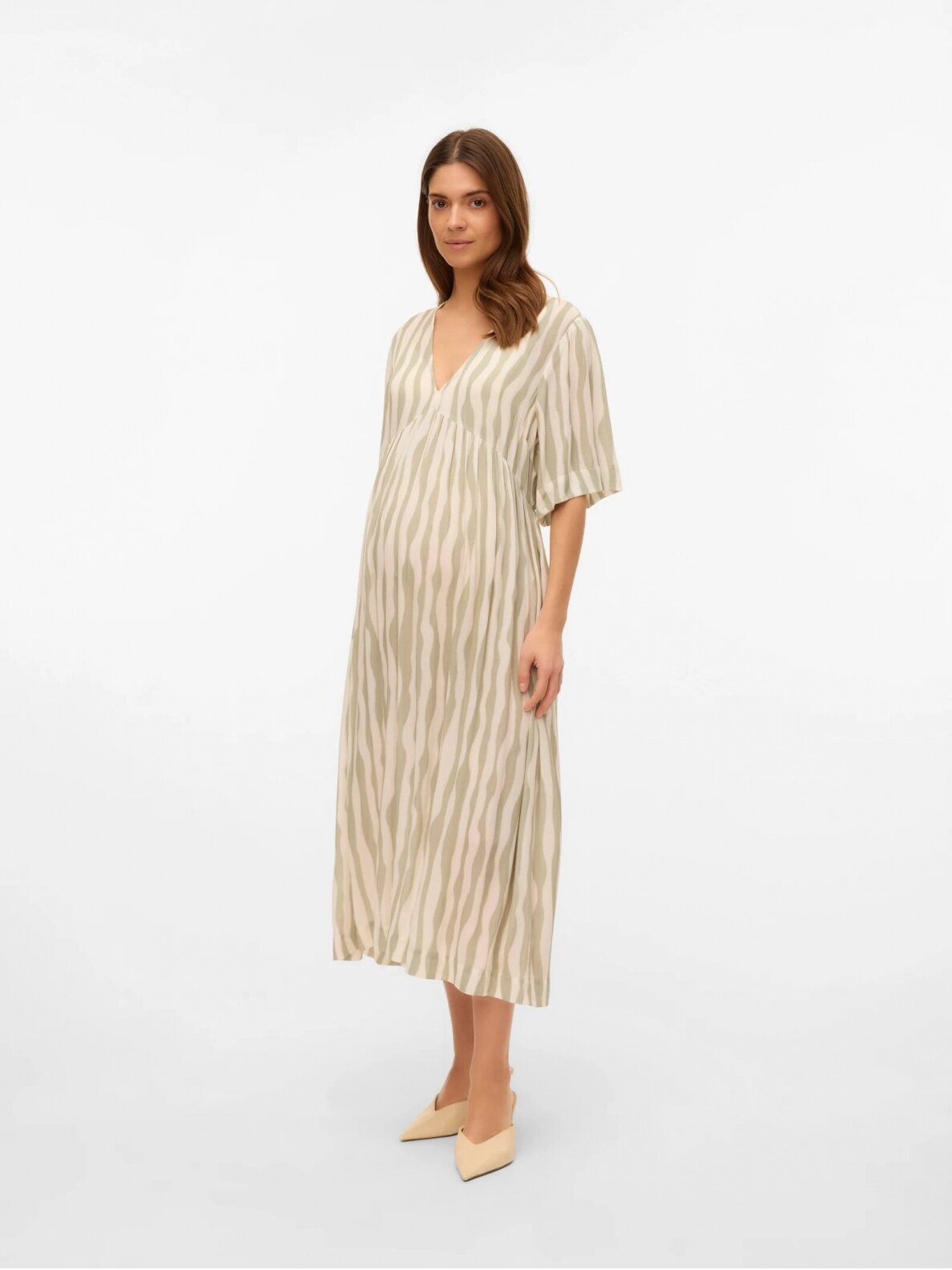 Long viscose dress for pregnant MLPOLLY, Mama;licious 2
