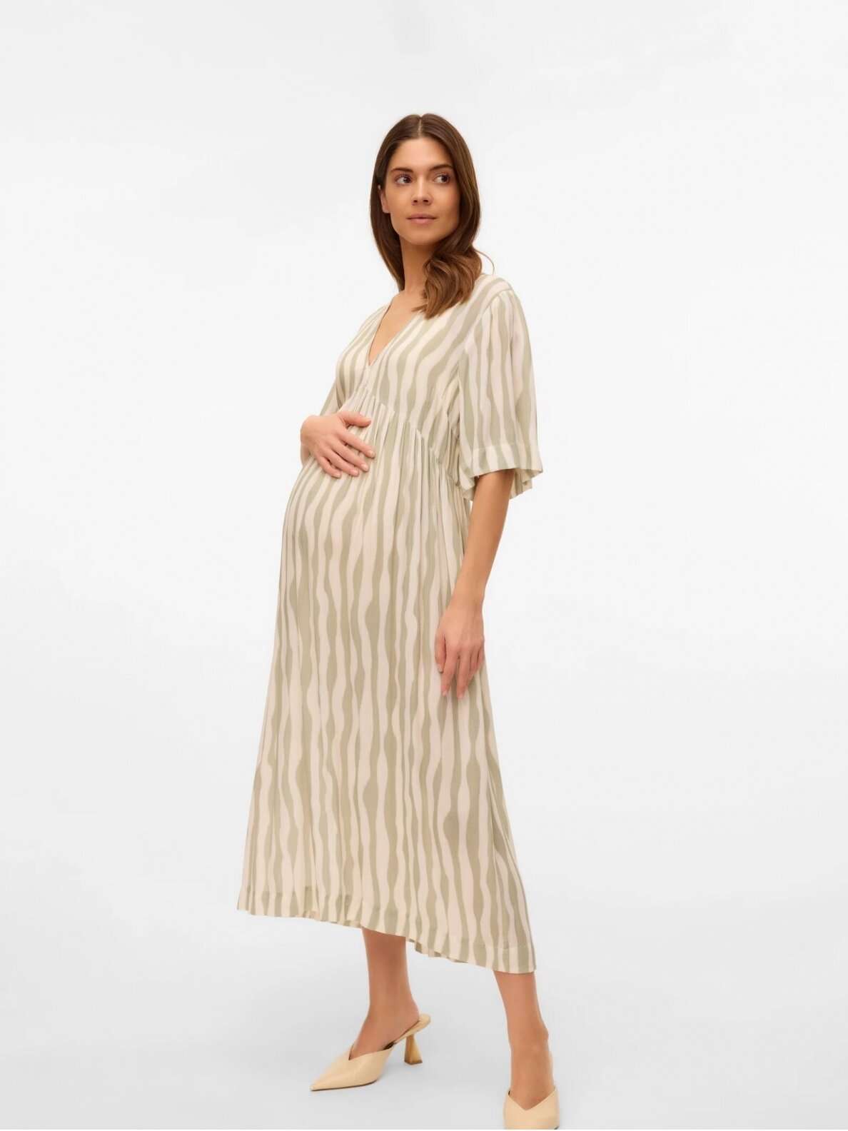 Long viscose dress for pregnant MLPOLLY, Mama;licious 1 Long viscose dress for pregnant MLPOLLY, Mama;licious 1