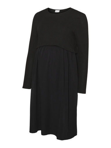 Dress for pregnant and nursing women MLPOLI, Mama;licious (Black)