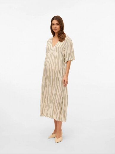 Long viscose dress for pregnant MLPOLLY, Mama;licious 2 Long viscose dress for pregnant MLPOLLY, Mama;licious 2