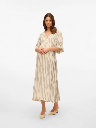Long viscose dress for pregnant MLPOLLY, Mama;licious 4 Long viscose dress for pregnant MLPOLLY, Mama;licious 4