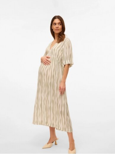 Long viscose dress for pregnant MLPOLLY, Mama;licious 1
