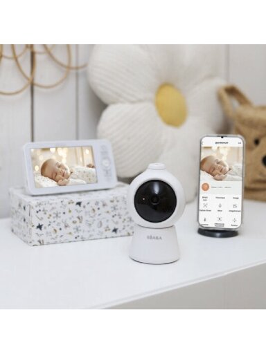 BEABA ZEN Smart AI videovalvur, valge