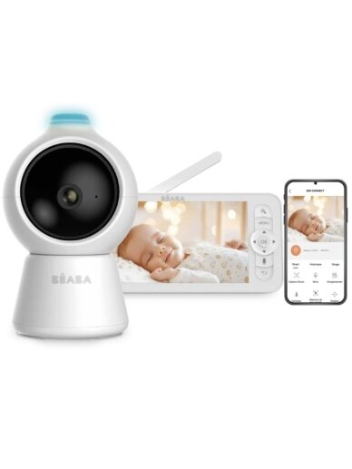 BEABA ZEN Smart AI videovalvur, valge