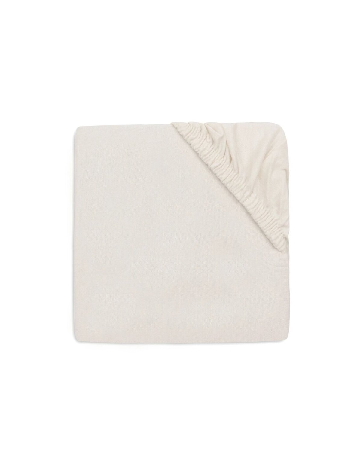 Jollein Fitted Sheet Jersey, 60x120 cm, Oatmeal