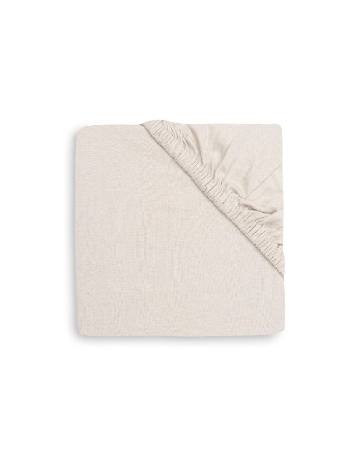 Jollein Fitted Sheet Jersey, 60x120 cm, Sand