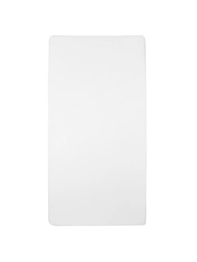 Fitted sheet 40/50x80/90cm White, Meyco Baby