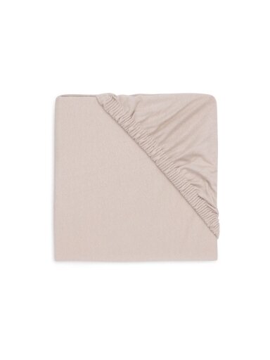 Jollein sheet with rubber 75x95cm (Nougat)