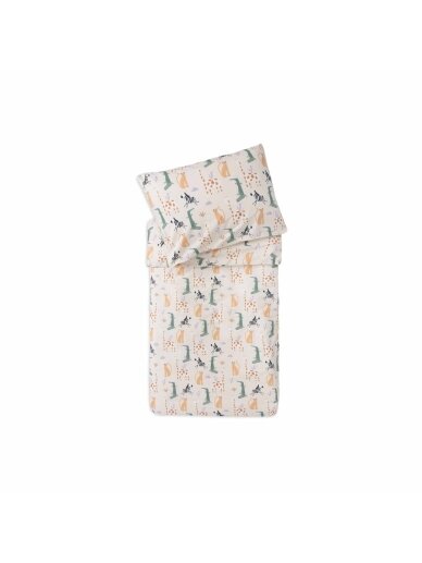 Jollein Duvet Cover Set Jungle Jambo, 100x140 cm Jollein Duvet Cover Set Jungle Jambo, 100x140 cm
