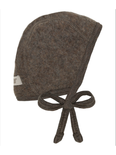 Huttelihut Baby Bonnet (Brown Melange)