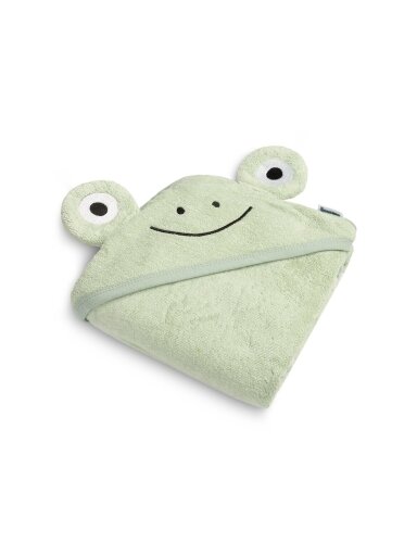 Terry cotton towel 90x90, Sensillo (Green frog)