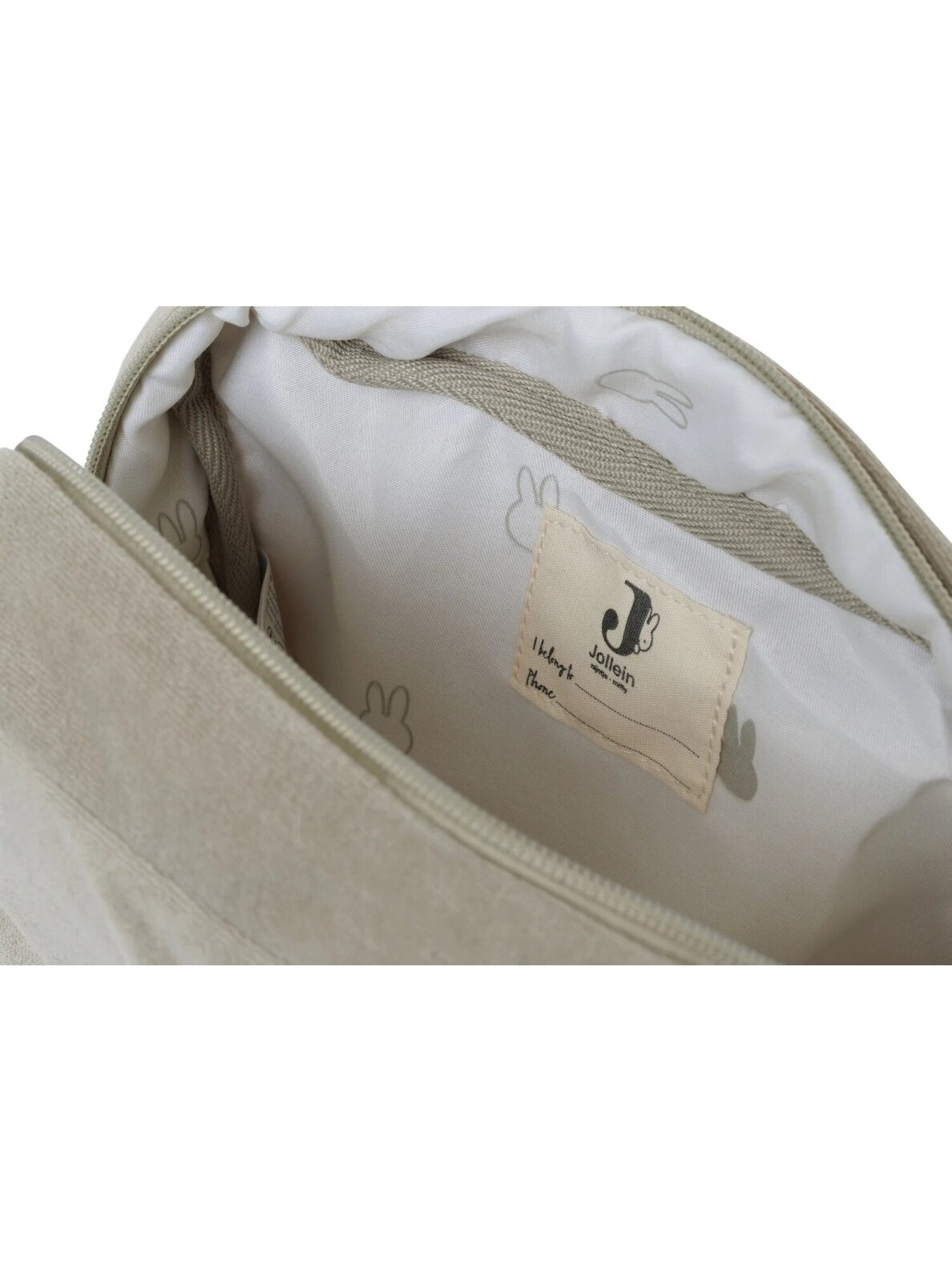 Cosmetic bag 21x14x9, Jollein (Biscuit) (Kopija) 3