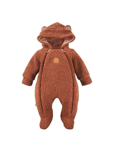 Teddy EEVI Hooded Jumpsuit (Brown)