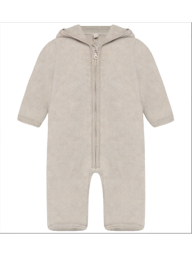 Huttelihut Pram Suit with Ears (Camel Melange)