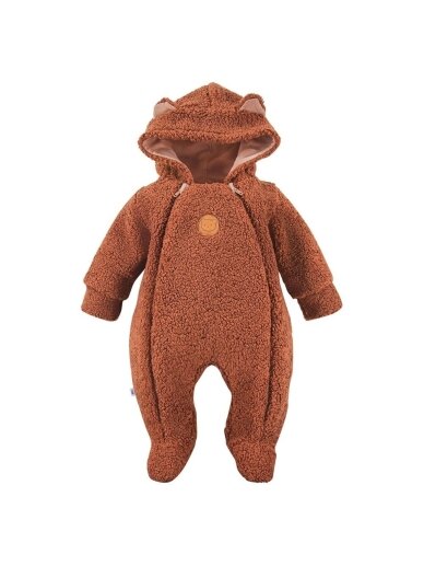 Teddy EEVI Hooded Jumpsuit (Brown)