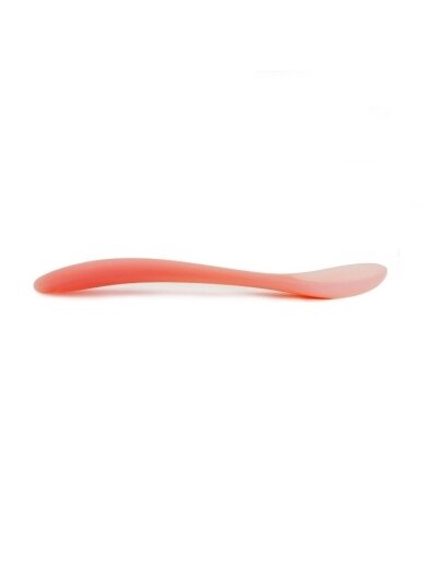 Mombella silicone spoons 2pcs, 3 months+ (Pink) 1 Mombella silicone spoons 2pcs, 3 months+ (Pink) 1