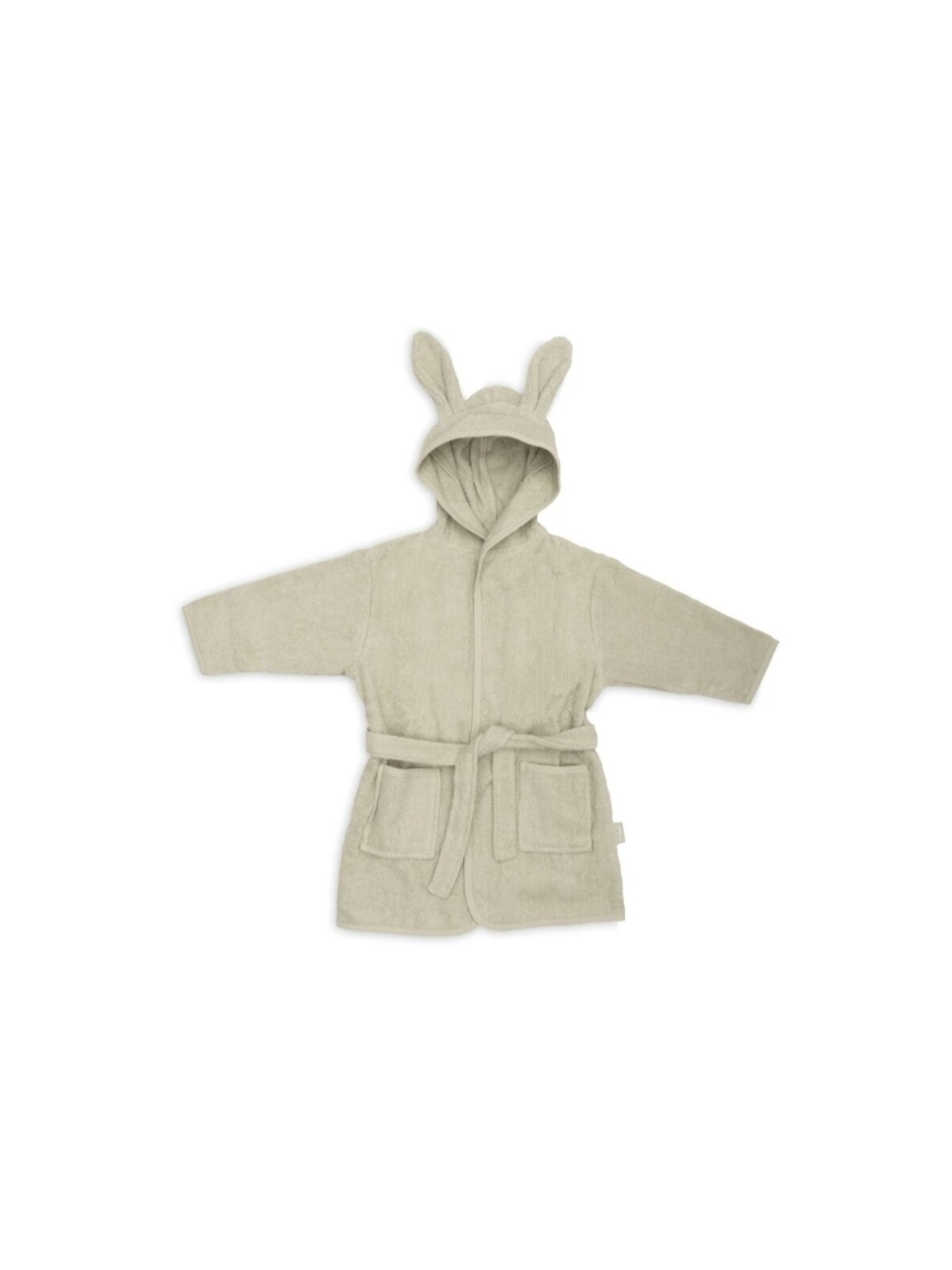 Hooded Bathrobe 1-2 Years, Jollein, (Soft Matcha)