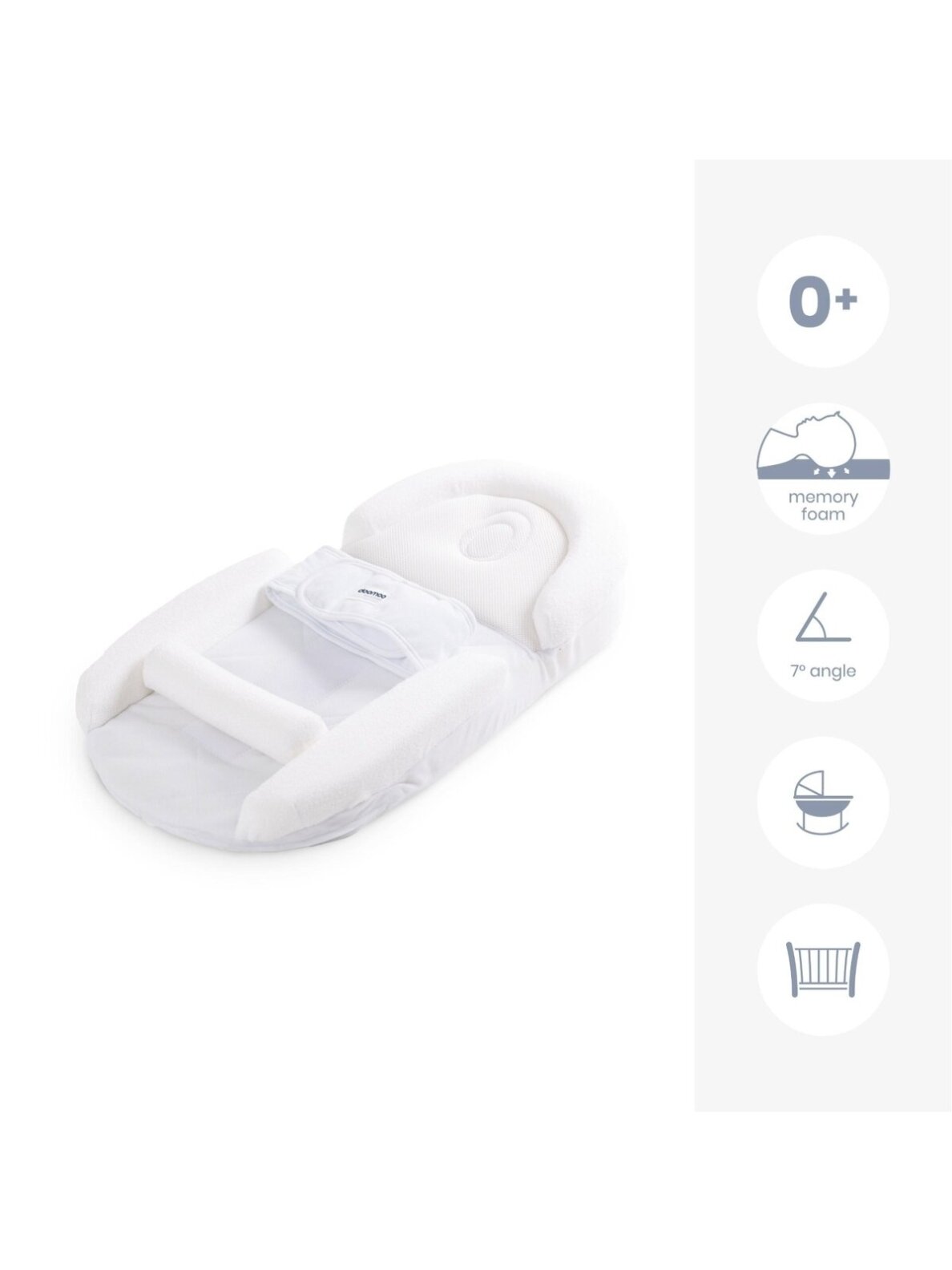 Supreme Sleep Plus baby nest, Doomoo (White) 2 Supreme Sleep Plus baby nest, Doomoo (White) 2