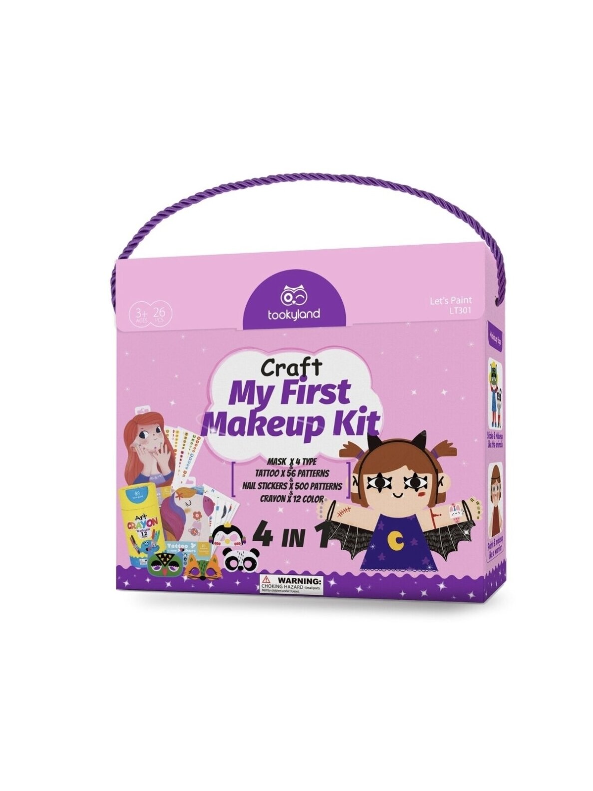 Craft My First Makeup Kit with Masks and Tattoos, Tookyland Craft My First Makeup Kit with Masks and Tattoos, Tookyland