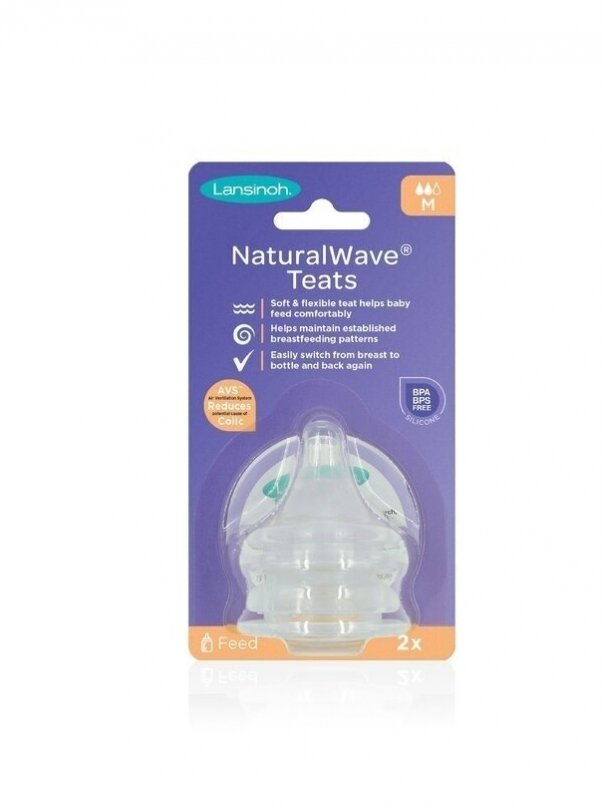 Natural wave treats, medium flow, 2 pcs. by Lansinoh 1 Natural wave treats, medium flow, 2 pcs. by Lansinoh 1