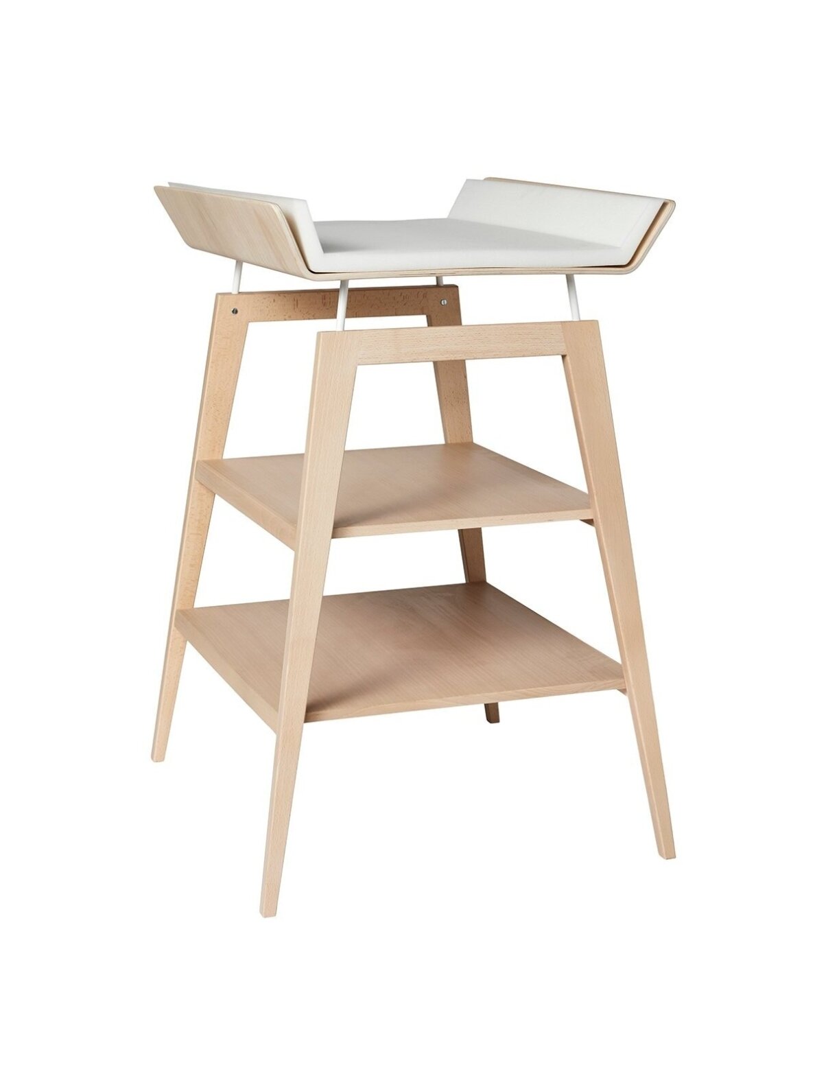 LEANDER LINEA™ CHANGING TABLE W. FOAM CUSHION, BEECH LEANDER LINEA™ CHANGING TABLE W. FOAM CUSHION, BEECH