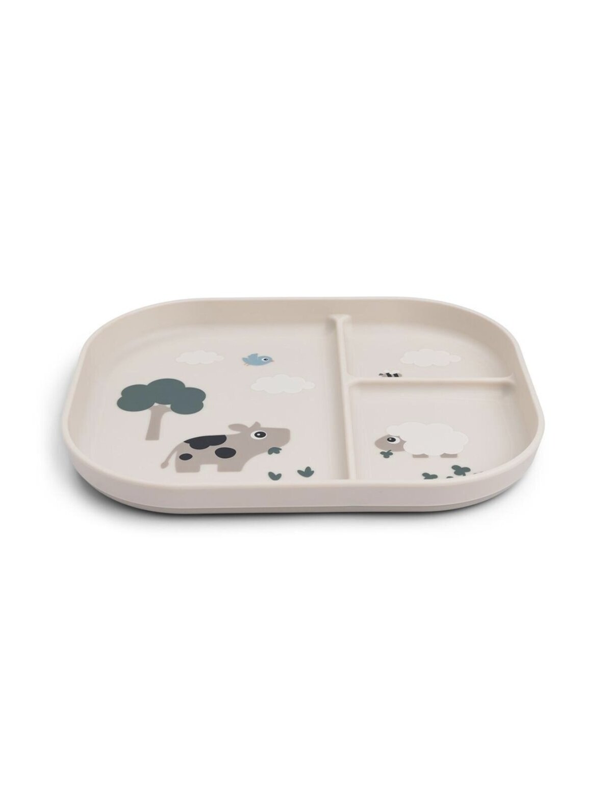 Foodie compartment plate, Done by Deer (Tiny Farm Sand) 1