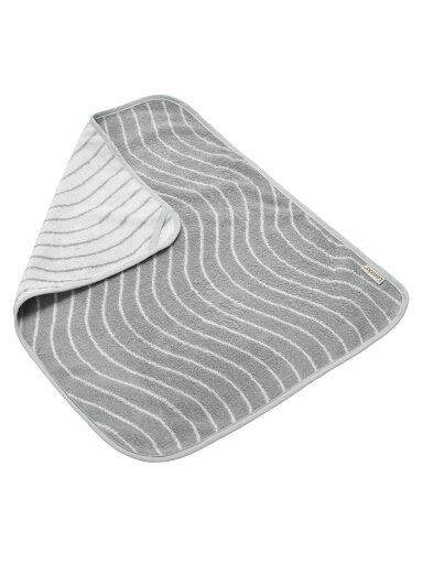 Leander Topper for Changing mat, Woodland, Organic Cotton, Cool grey