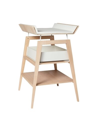 LEANDER LINEA™ CHANGING TABLE W. FOAM CUSHION, BEECH 4 LEANDER LINEA™ CHANGING TABLE W. FOAM CUSHION, BEECH 4