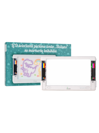 LED illuminated drawing board SKILSAS with marker holder