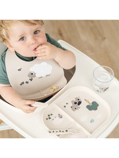 Foodie compartment plate, Done by Deer (Tiny Farm Sand) 2 Foodie compartment plate, Done by Deer (Tiny Farm Sand) 2