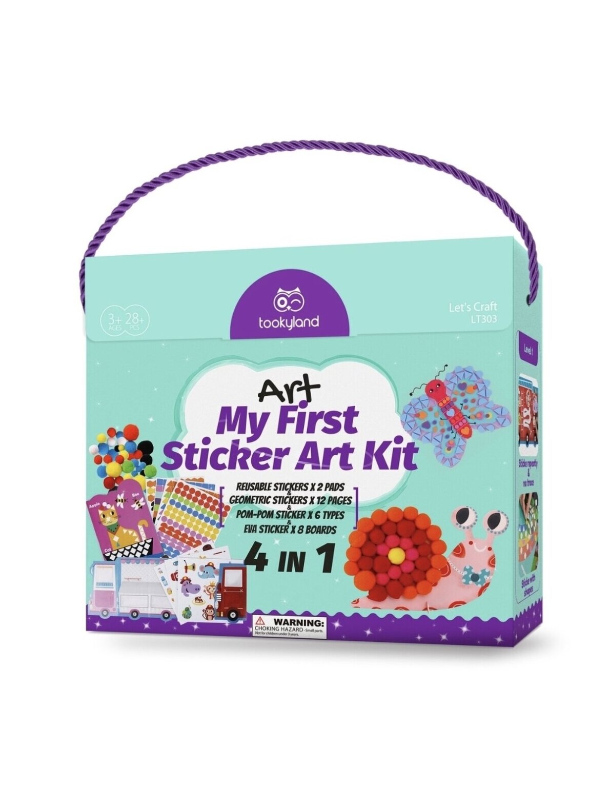 My First Sticker Art Kit 4-in-1, Tookyland