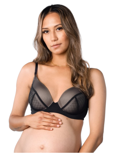 Nursing bra Lunar Eclipse Plunge by Hot Milk (black)