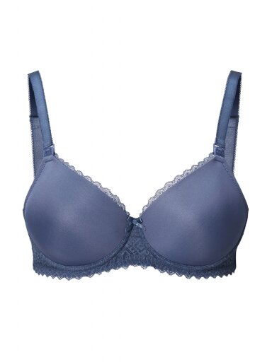 Padded nursing bra Geo Lace by Noppies (blue)
