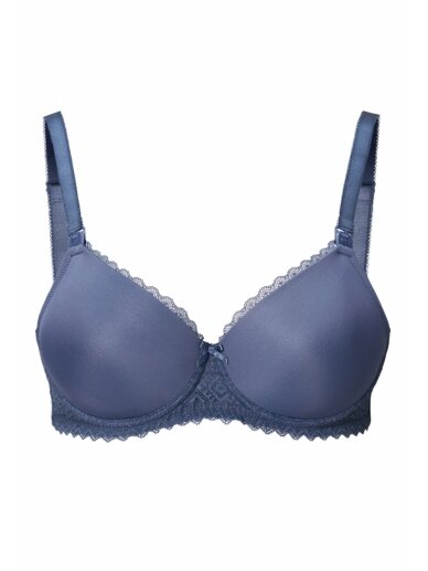 Padded nursing bra Geo Lace by Noppies (blue) Padded nursing bra Geo Lace by Noppies (blue)