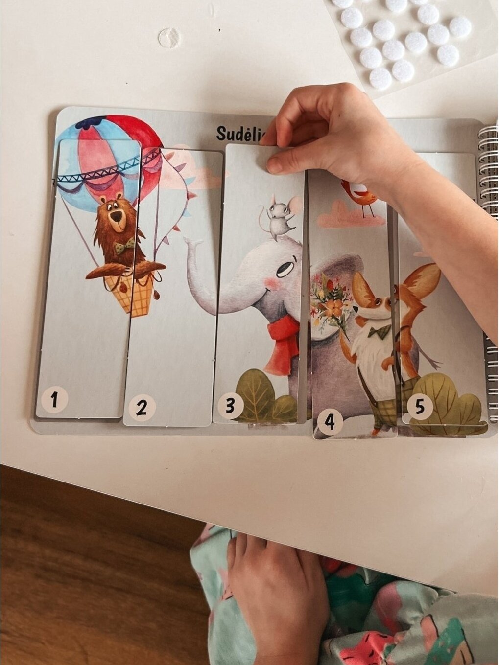 My second educational activity book with reusable stickers, Skilsas  4