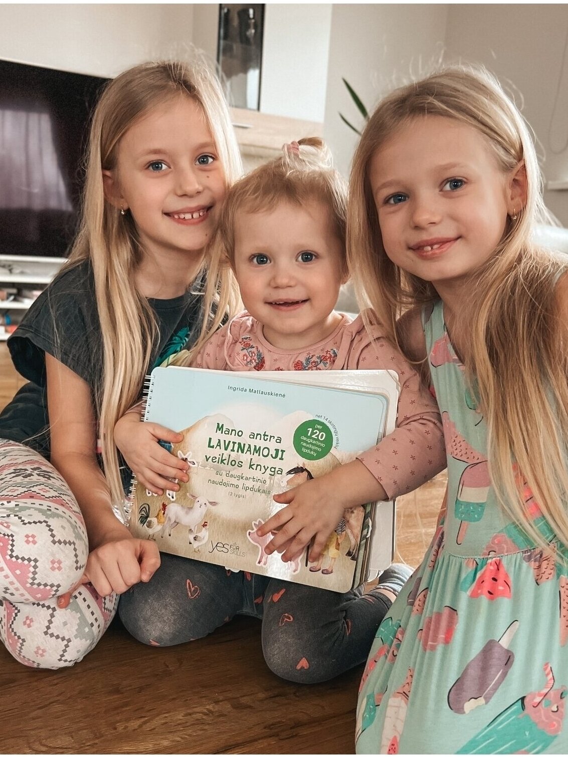 My second educational activity book with reusable stickers, Skilsas  2