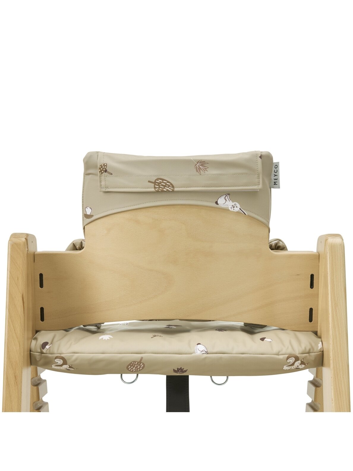 Highchair cushion for growth chair, Meyco Baby (Forest animal sand) 6 Highchair cushion for growth chair, Meyco Baby (Forest animal sand) 6