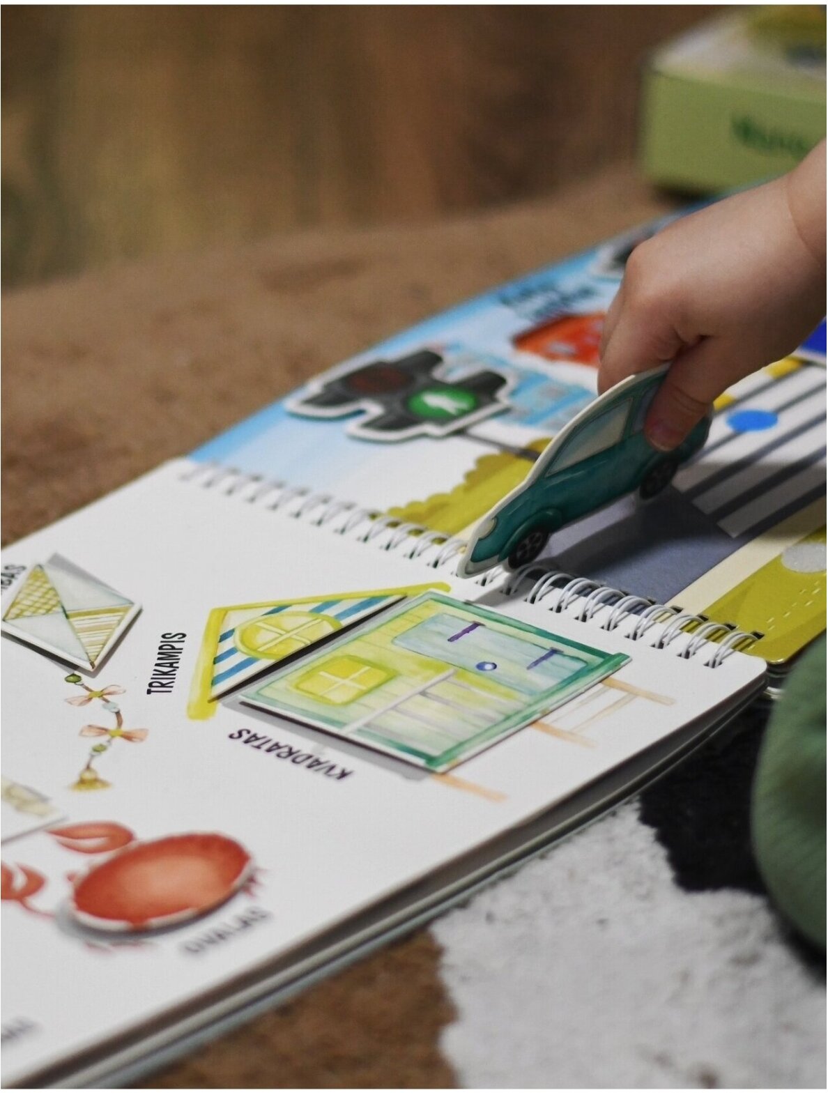 My second educational activity book with reusable stickers, Skilsas  3
