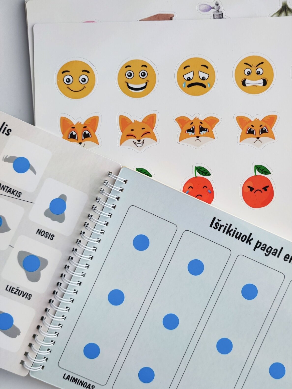 My third educational activity book with reusable stickers, Skilsas 2 My third educational activity book with reusable stickers, Skilsas 2