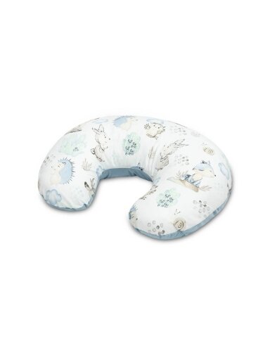 Feeding pillow Sensillo velvet (forest animals) 60x40x11, (stuffing)