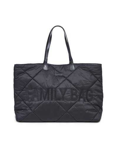 Family Bag Nursery Bag, Childhome (Puffered Black) Family Bag Nursery Bag, Childhome (Puffered Black)