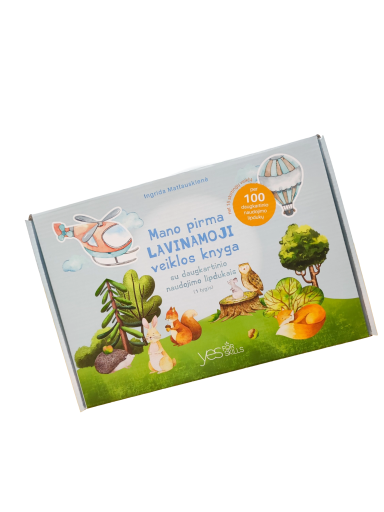 My First Educational Activity Book with Reusable Stickers, Skilsas