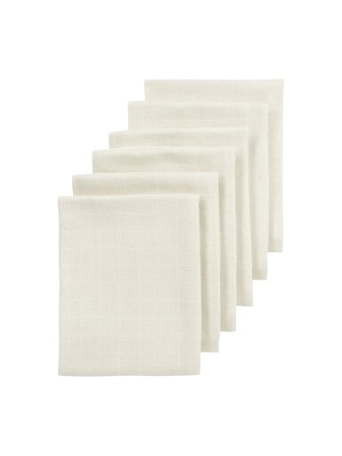Gauze (muslin) diaper set, 6pcs., 70x70 Meyco Baby (Uni Nature)