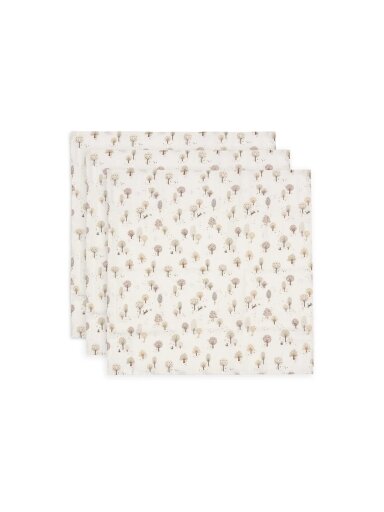 Gauze (muslin) diaper set, 3pcs., 70x70 Jollein (Tiny park)