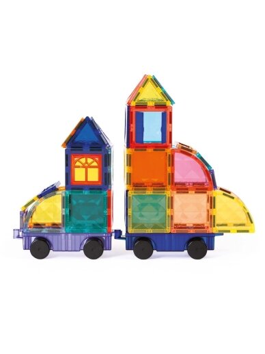 Magnetic construction set Vehicles, 63 pieces, LUDI Magnetic construction set Vehicles, 63 pieces, LUDI