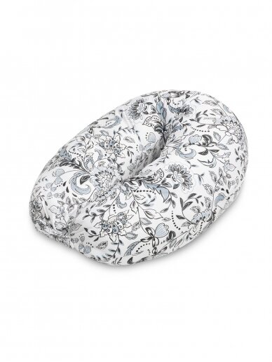 Feeding pillow 170 cm. White with flowers, Sensillo (padding) Feeding pillow 170 cm. White with flowers, Sensillo (padding)