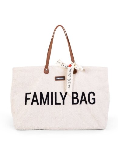 Family Bag Nursery Bag, Childhome (Teddy Off White) Family Bag Nursery Bag, Childhome (Teddy Off White)