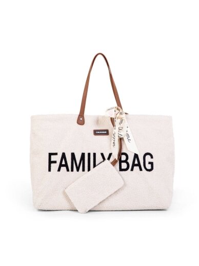 Family Bag Nursery Bag, Childhome (Teddy Off White) 1