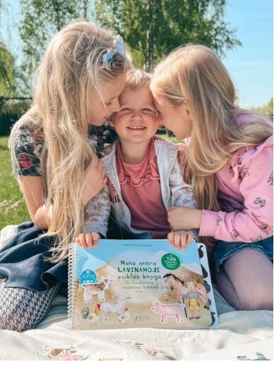 My second educational activity book with reusable stickers, Skilsas 9 My second educational activity book with reusable stickers, Skilsas 9