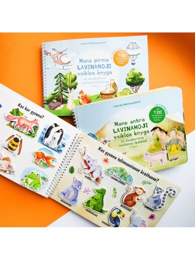 My third educational activity book with reusable stickers, Skilsas 7 My third educational activity book with reusable stickers, Skilsas 7